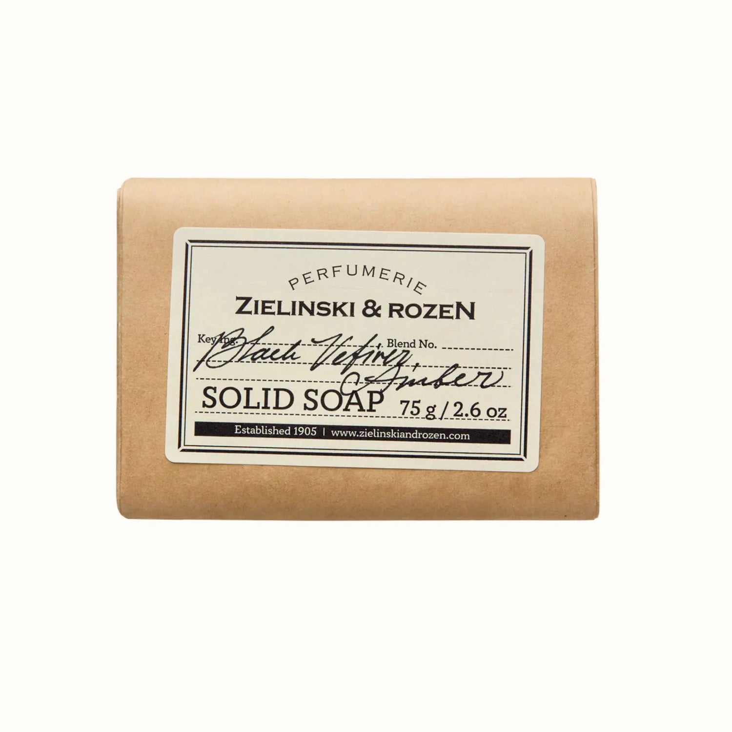 Тверде мило Black Vetiver & Amber