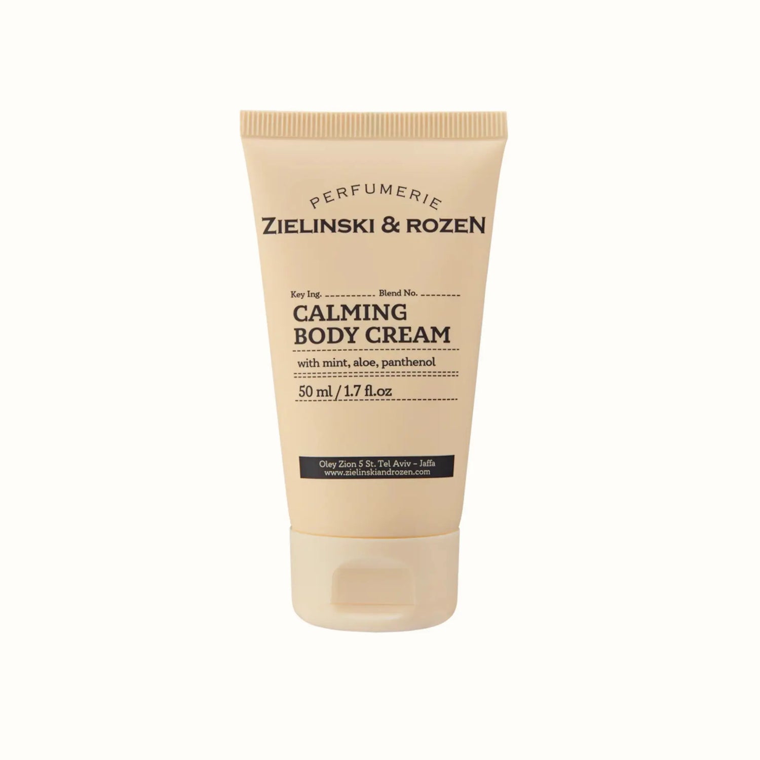 Заспокійливий крем для тіла Mint, Aloe, Panthenol