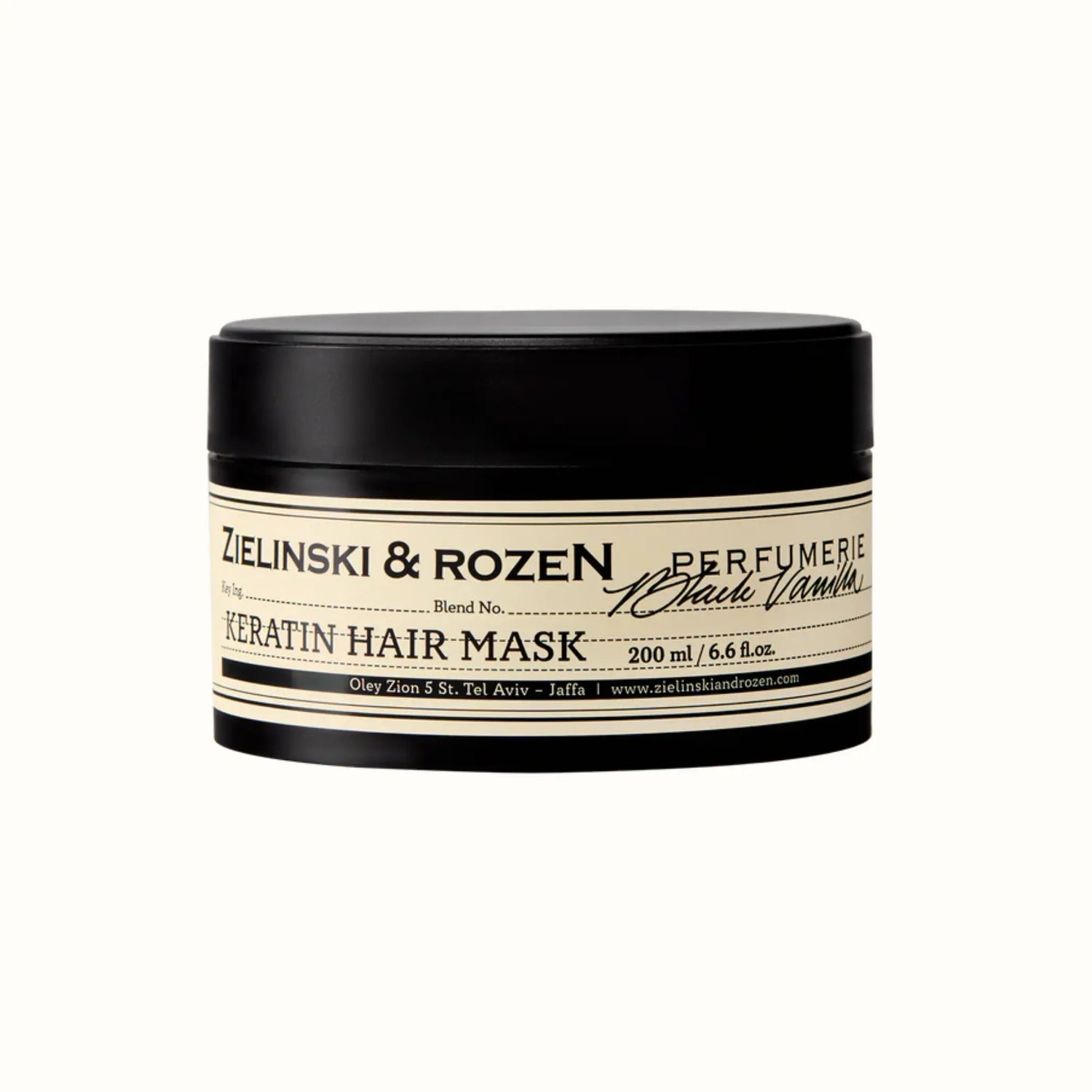 Кератинова маска для волосся Black Vanilla