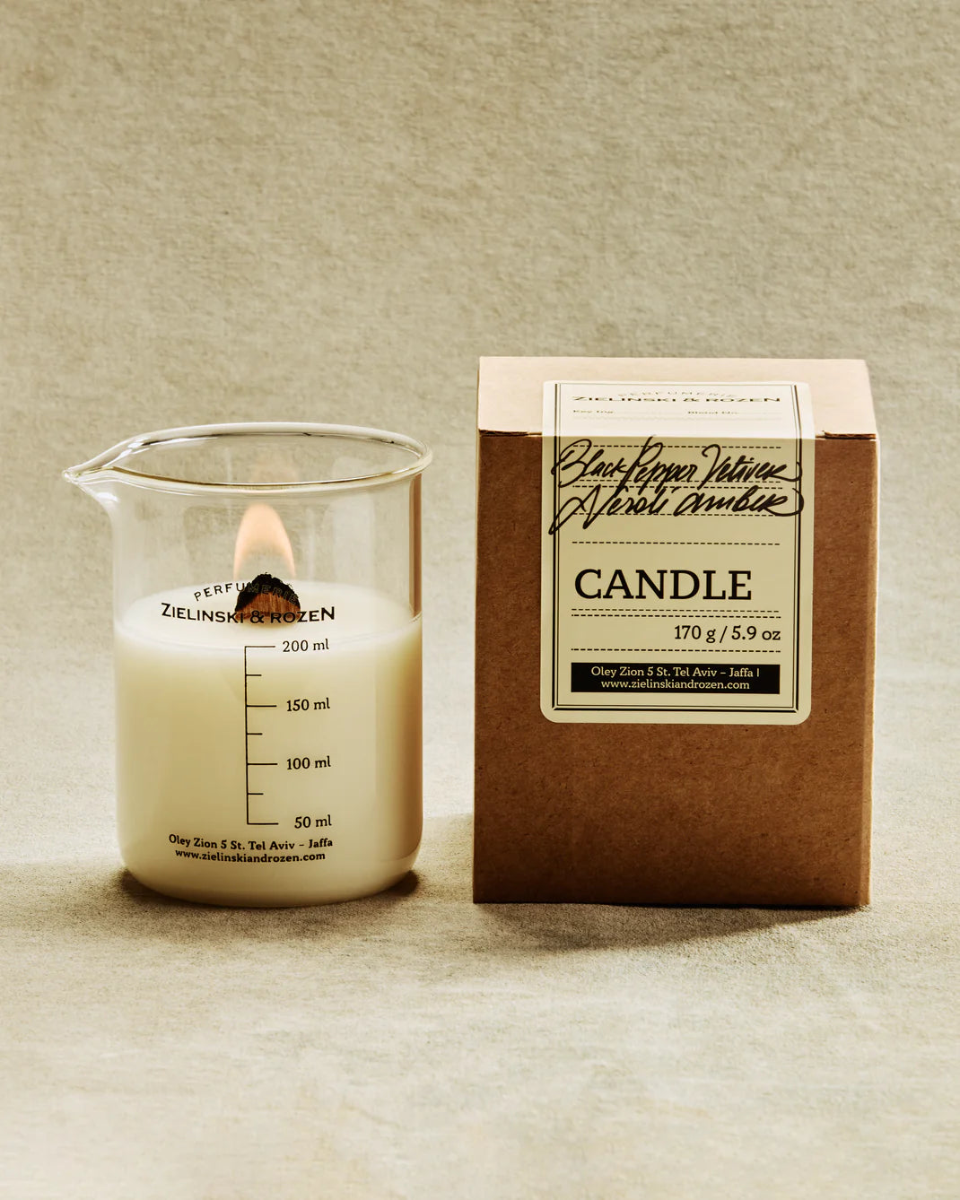 Свічка Black Pepper, Vetiver, Neroli, Amber
