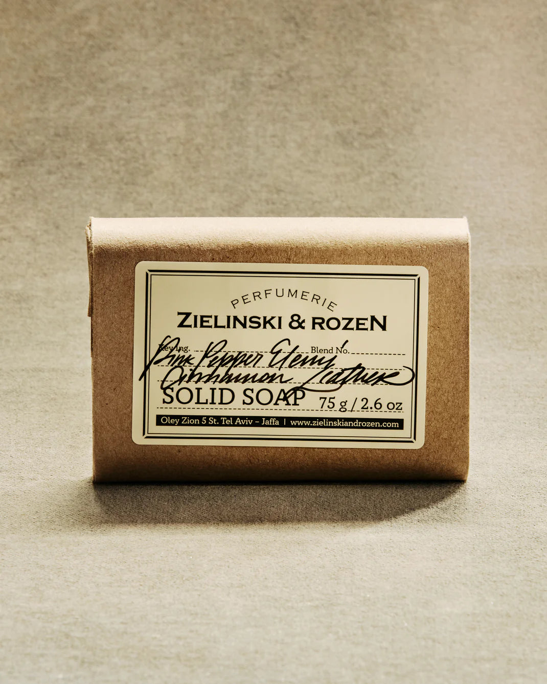 Тверде мило Pink Pepper, Elemi, Cinnamon, Leather